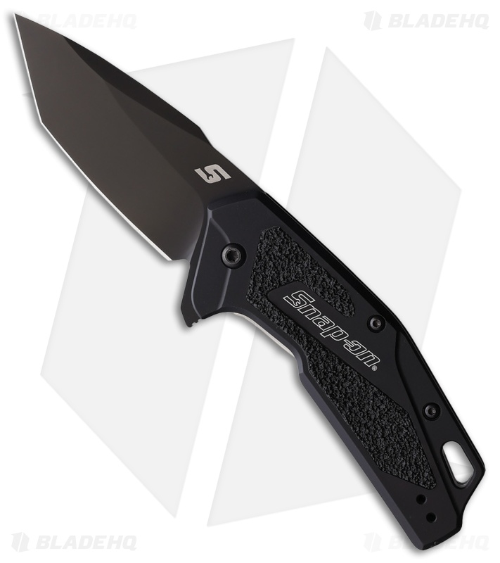Kershaw Snap-On Liner Lock Knife Black Aluminum (Black)