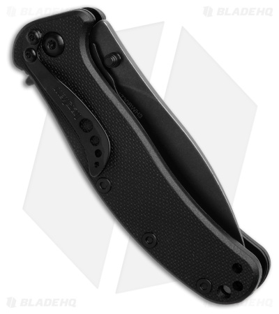 Kershaw Zing Assisted Opening Liner Lock Knife Black G-10 (3" Black SW)
