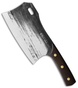 Ketuo Cleaver Kitchen Knife Walnut Wood (7.5" Satin)