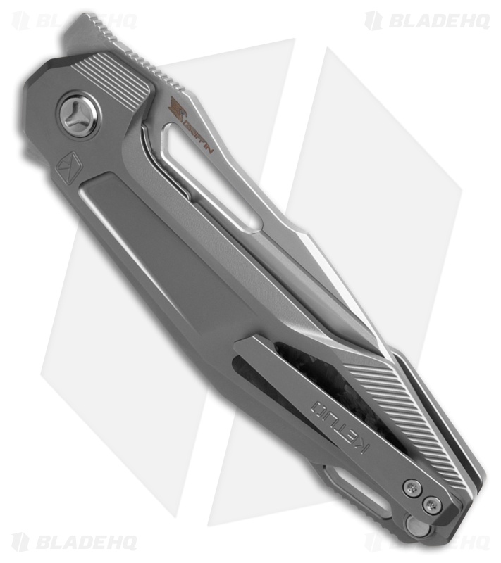 Ketuo Griffin V3.2 Knife Titanium/Shred CF Inlay BB