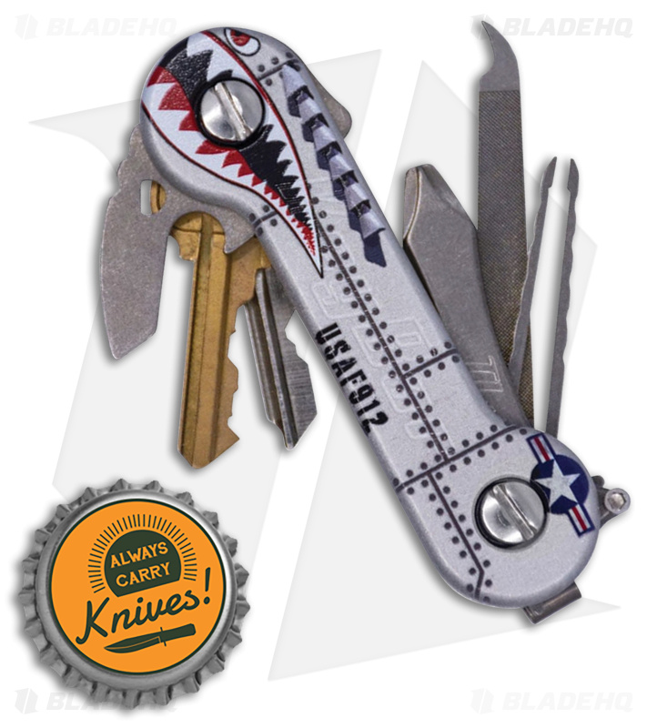 KEY-BAR Preamble Aluminum UV Bomber Key Holder - Blade HQ