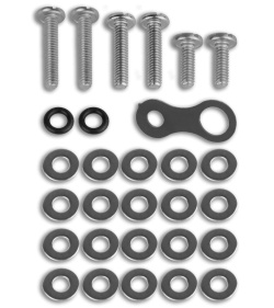 KeyBar Hardware Set Titanium/Steel