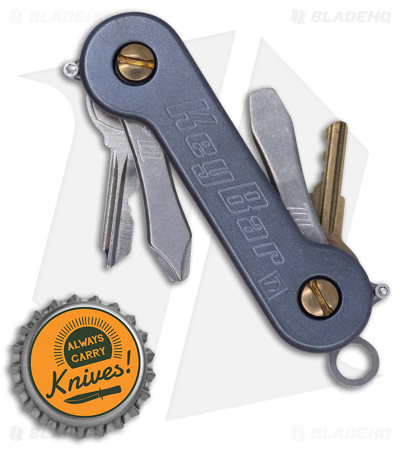 KEY-BAR Titanium Midnight Pocket Key Holder/Organizer