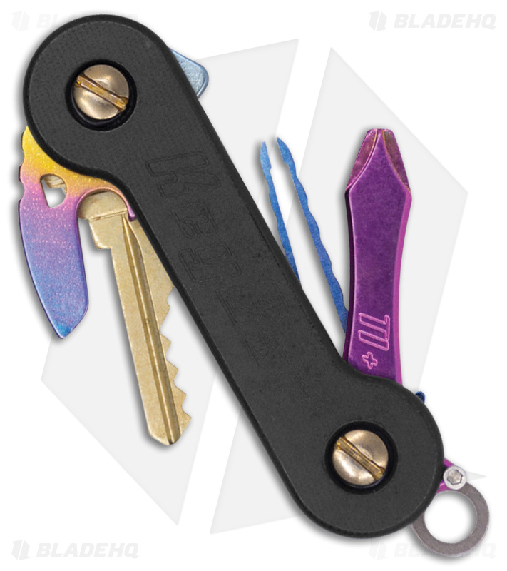 KEY-BAR Preamble Black G-10 Pocket Key Holder/Organizer