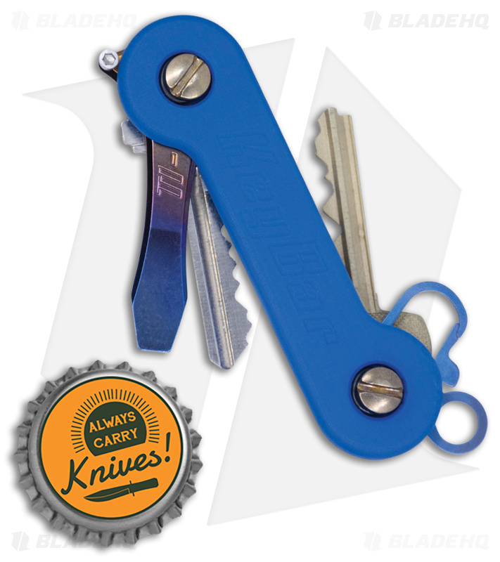 KEY-BAR Preamble Blue G-10 Pocket Key Holder/Organizer