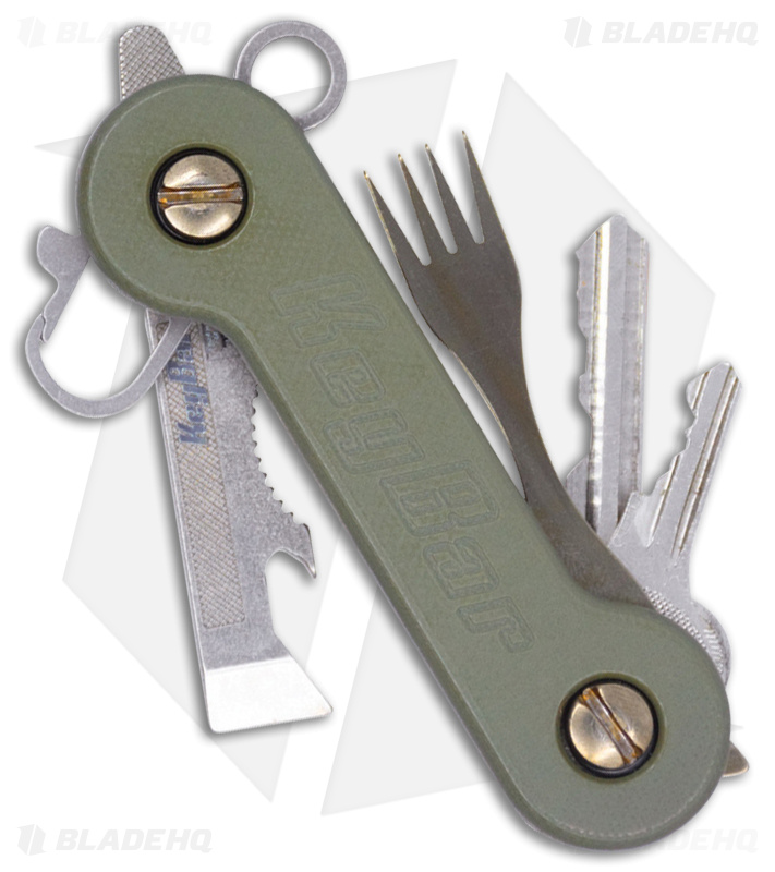 KeyBar Preamble Green G-10 Pocket Key Holder - Blade HQ