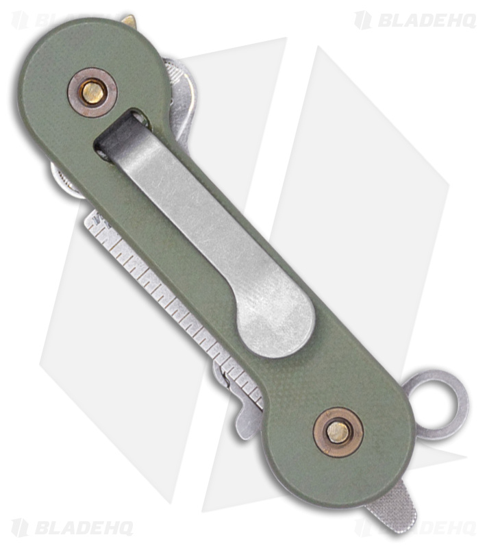 KEY-BAR Preamble Green G-10 Pocket Key Holder/Organizer