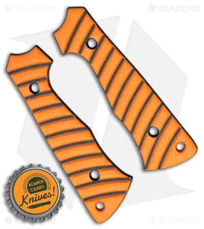 Kilroy's Workshop Mini-Hawk Orange/Black G-10 Scales
