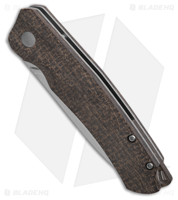 Kizer Agressor Liner Lock Knife Green Micarta (3" Stonewash)