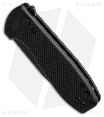 Kizer Amicus Button Lock Knife Black G-10  (3" Black) L3002A1