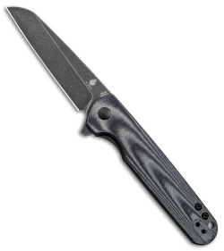 Kizer Azo LP Liner Lock Knife Black Micarta (3.4"  Black Stonewash) V3610C1