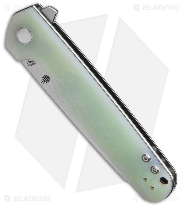 Kizer Azo LP Liner Lock Knife Jade G-10 (3.50" Satin) V3610C2