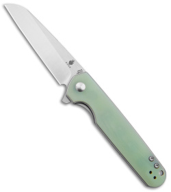 Kizer Azo LP Liner Lock Knife Jade G-10 (3.50" Satin) V3610C2