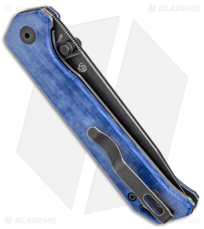 Kizer Azo Vanguard Series Begleiter Knife Denim Micarta (3.5" Black SW)