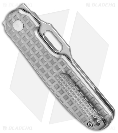 Kizer Cormorant Button Lock Knife Titanium  (3.15" Satin 20CV) Ki4562A4