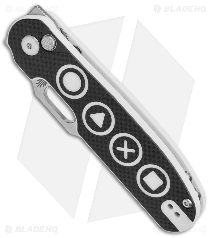 Kizer Cutlery Cormorant Plunge Lock Knife Black Button G-10 (3.25" Satin)