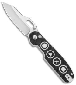 Kizer Cutlery Cormorant Plunge Lock Knife Black Button G-10 (3.25&quot; Satin) | 154312