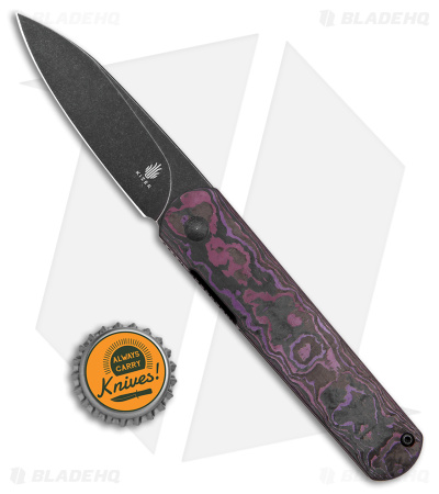 Kizer Cutlery Fiest XL Purple FatCarbon (SW) - Blade HQ