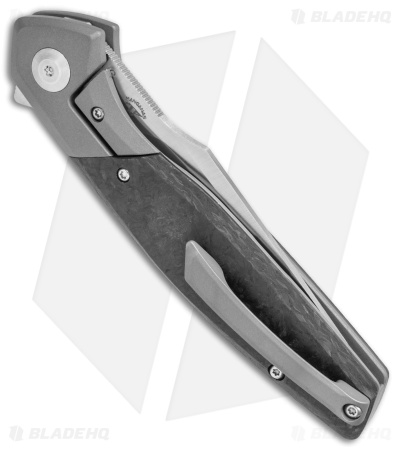 Kizer Manganas Grazioso Frame Lock Knife Carbon Fiber/Titanium (3.4" Satin 20CV)