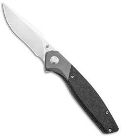 Kizer Manganas Grazioso Frame Lock Knife Carbon Fiber/Titanium (3.4" Satin 20CV)