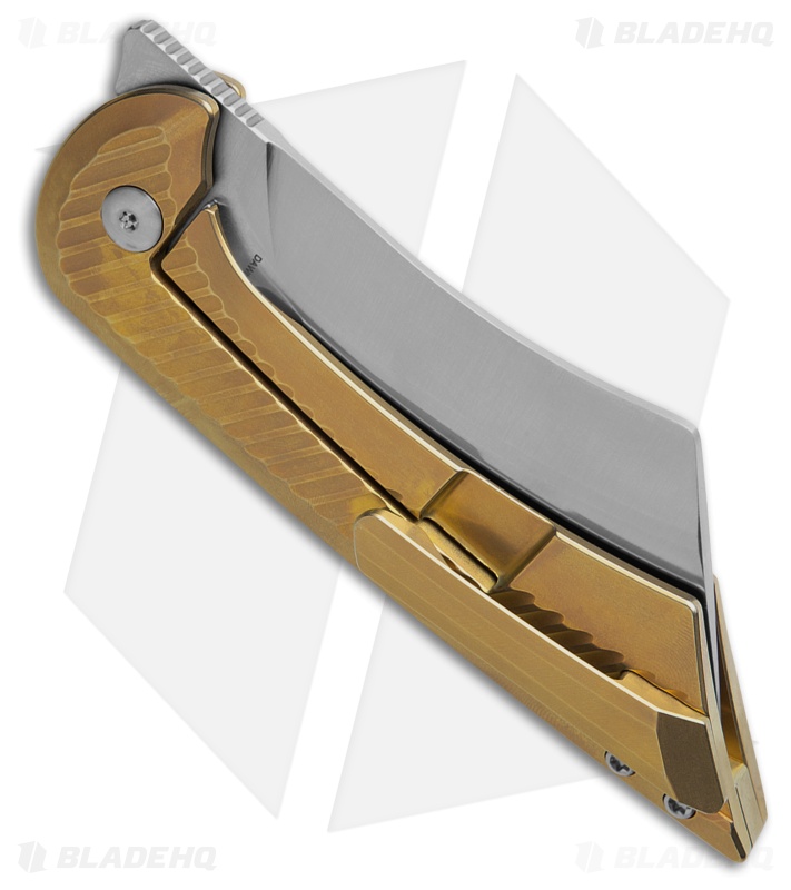 Kizer Dawn Frame Lock Knife Gold Ti Satin Ki3673A1