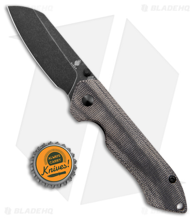 Kizer Degnan Guru Liner Lock Knife Micarta Black  (3" Black) 