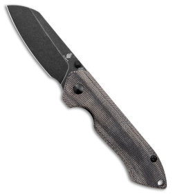 Kizer Degnan Guru Liner Lock Knife Micarta Black  (3" Black) 