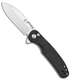 Kizer Hic-cup Button Lock Knife Black Micarta (3.15" Satin) V3606C2