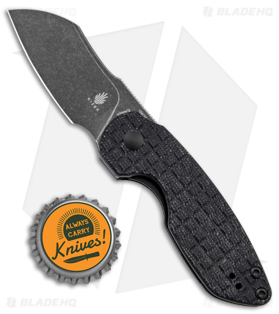 KRA　2ミリオーダー Kizer October Mini Knife Black Micarta V2569C2 - Blade HQ