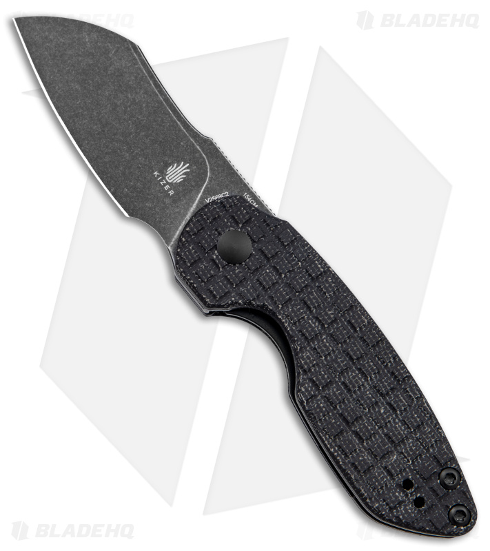 Kizer October Mini Knife Black Micarta V2569C2 - Blade HQ