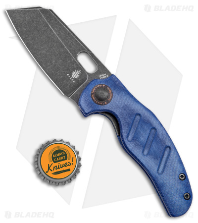 Kizer Sheepdog Thumb Hole Denim Micarta V4488C2 - Blade HQ