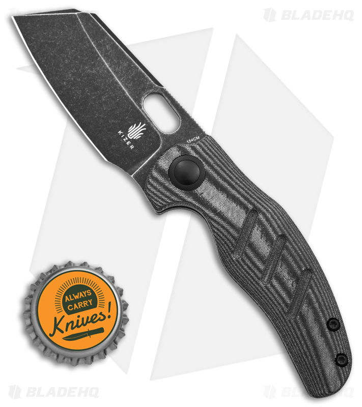 Kizer Mini Sheepdog Black Micarta KI3488C6 - Blade HQ