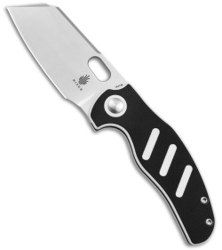 Kizer Mini Sheepdog C01C Folding Knife Black/White G-10 (2.6" Satin) KI3488C7