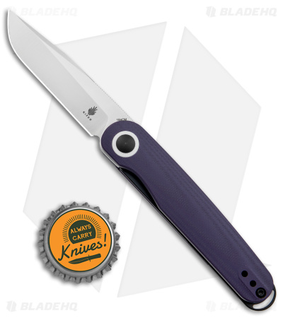 Kizer Azo Squidward Liner Lock Knife Purple G-10 (2.75" Satin) V3604C1