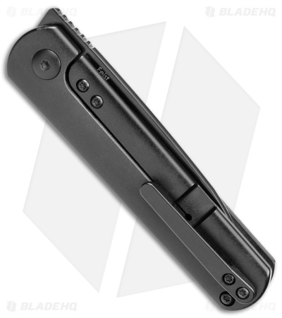 Kizer Vanguard Feist Front Flipper Black Titanium - Blade HQ