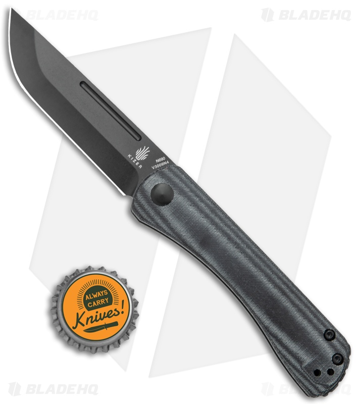 Kizer Vanguard Pinch - Slipjoint Knife | Black Smooth