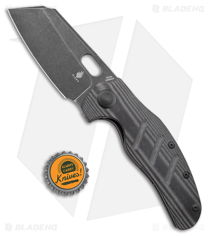 Kizer Vanguard Sheepdog XL C01C Liner Lock Knife Black Micarta (4" Black SW)