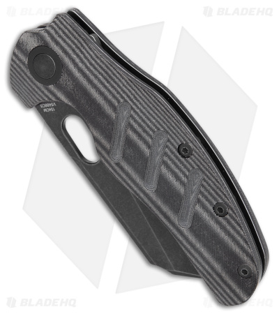Kizer Vanguard Sheepdog XL C01C Liner Lock Knife Black Micarta (4" Black SW)