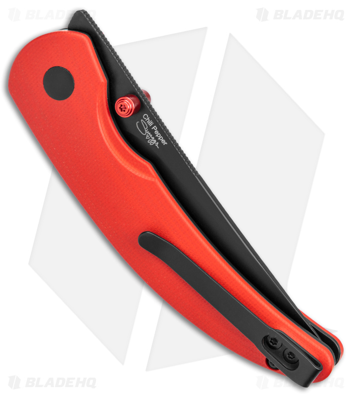 その他 chilli Kizer Swaggs Chili Pepper Knife Red G-10 V3601C1 - Blade HQ