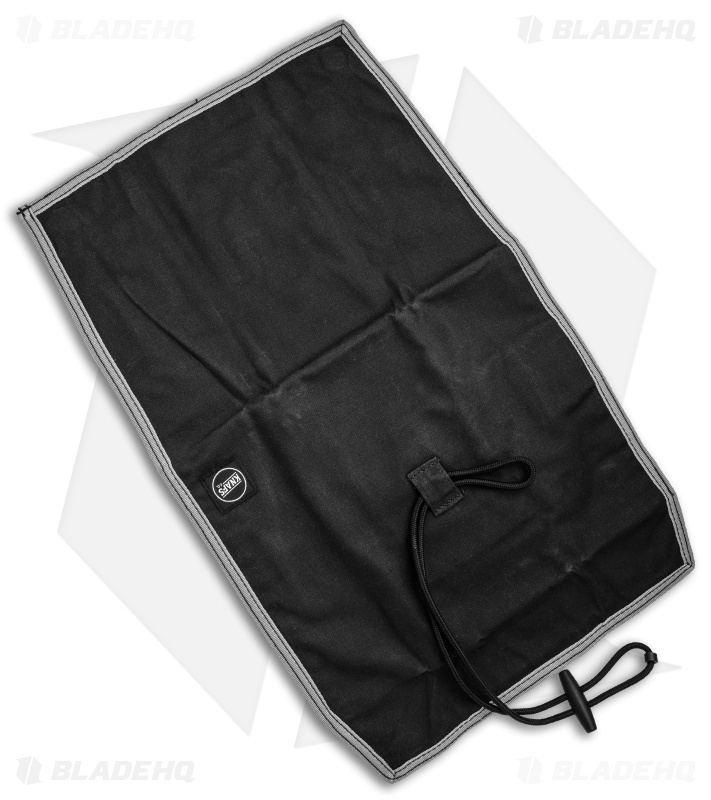 KNAFS Tool Burrito Maintenance Knife Roll Carry Case - Black Canvas