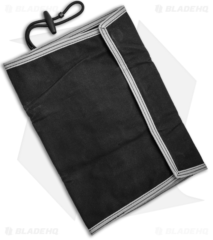 KNAFS Tool Burrito Maintenance Knife Roll Carry Case - Black Canvas