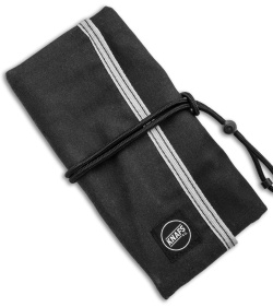 KNAFS Tool Burrito Maintenance Knife Roll Carry Case - Black Canvas