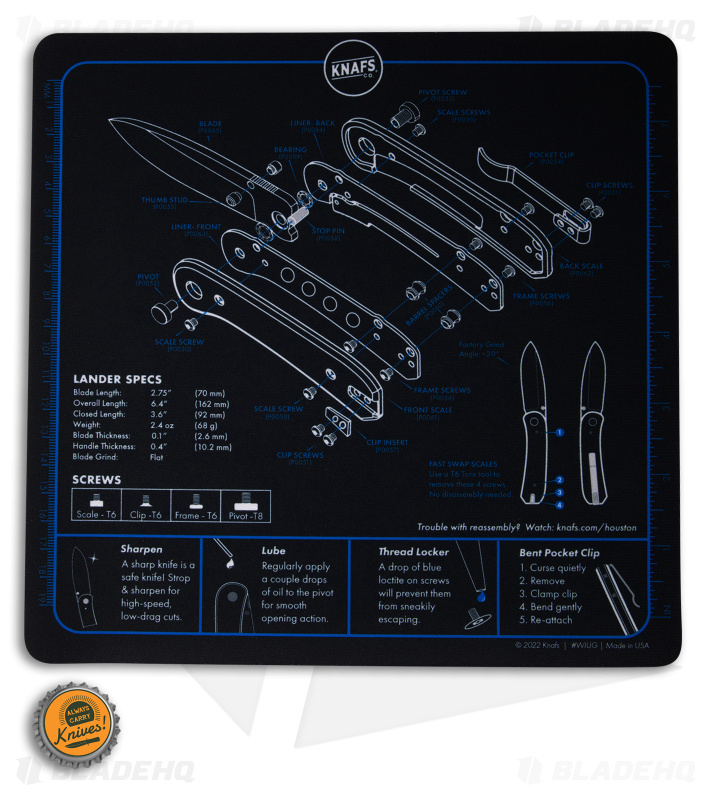 KNAFS Lander 9x9 Shop Mat 