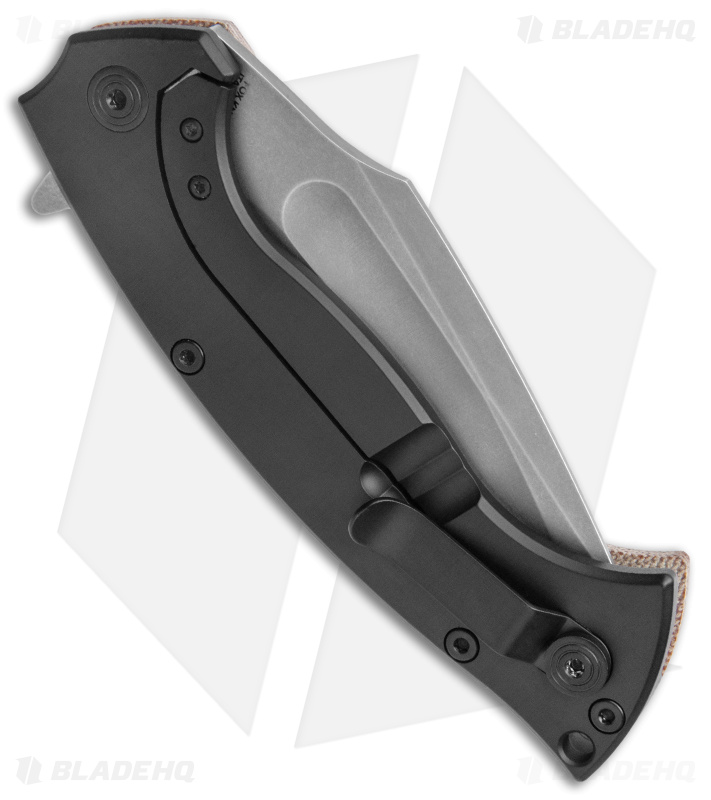 Knight Elements V2 Ultra Kukri Frame Lock Knife | Black/Tan