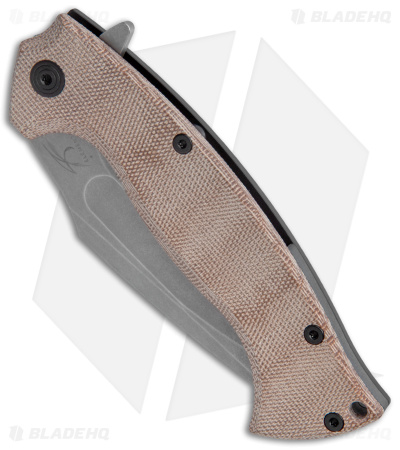 Knight Elements V2 Ultra Kukri Frame Lock Knife | Black/Tan
