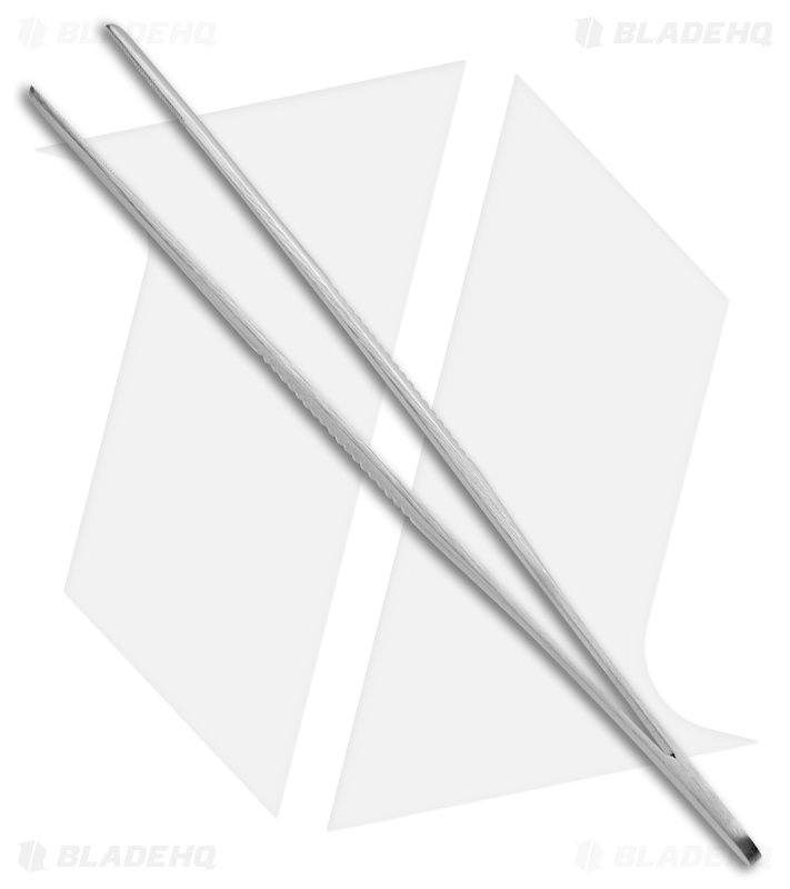 Knipex 4.75" Stainless Steel Gripping Tweezers - Blunt Tips (92 64 43)