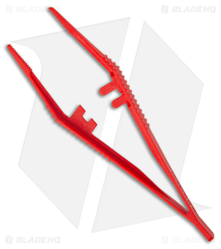 Knipex 5.25" Plastic Gripping Tweezers - Blunt Tips (92 69 84)