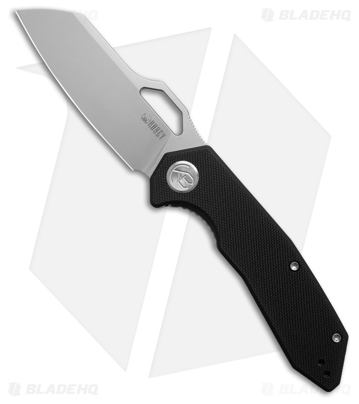 Kubey Knives Coeus Pocket Knife Black G-10 BB D2