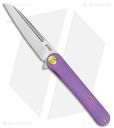Kubey Dandy Frame Lock Purple Titanium (Bead Blast CPM S90V)