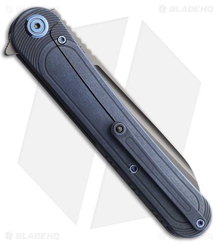 Kubey Dandy: Premium EDC Pocket Knife Blue Ti | Blade HQ